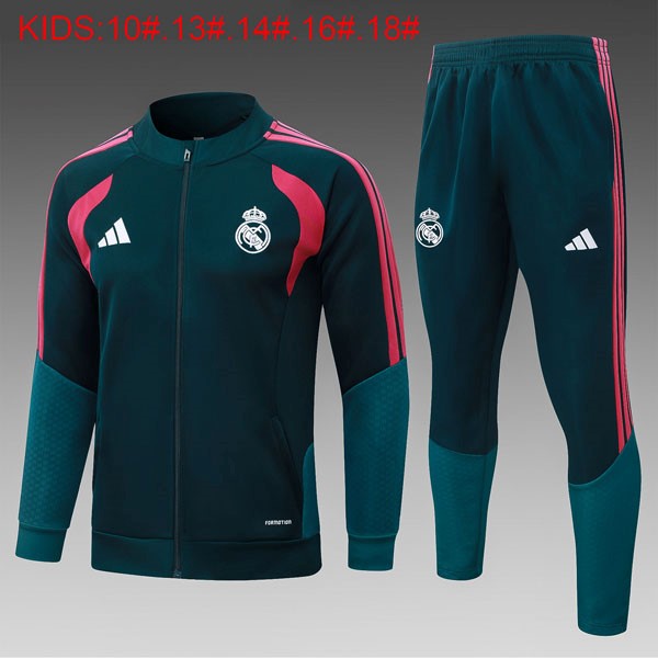 Kinder Trainingsanzug Real Madrid 2026-27 Grün 2